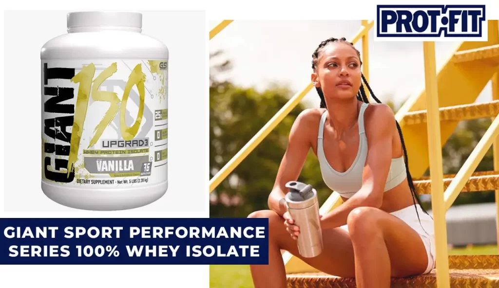 Giant Sports Performance Series 100% Whey Isolate (Proteína Aislada de Suero de Leche) (sabor vainilla) | ProtFit.com