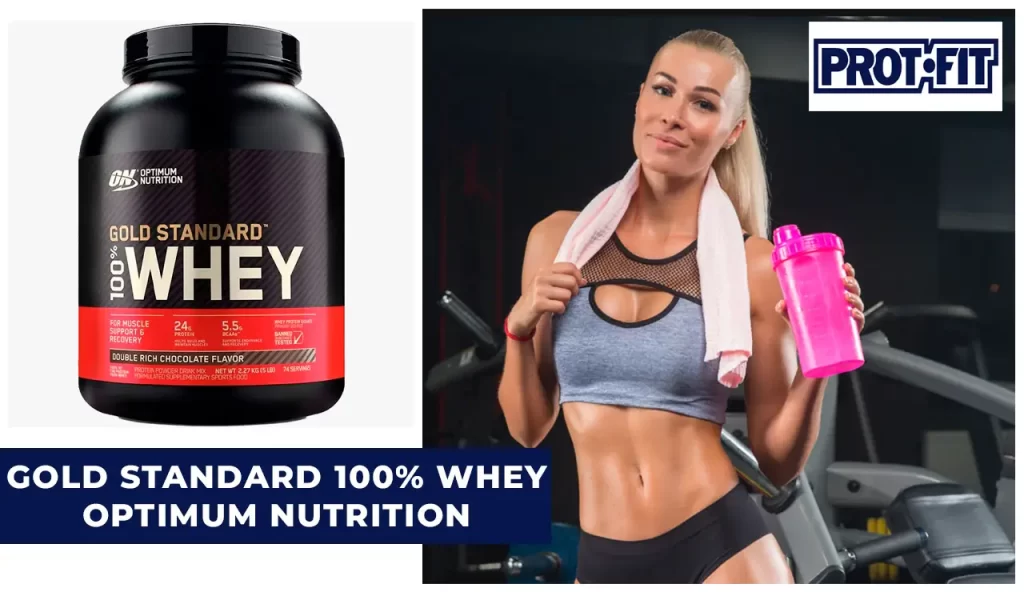 Gold Standard 100% Whey - OPTIMUM NUTRITION (Suero de Leche) | ProtFit.com